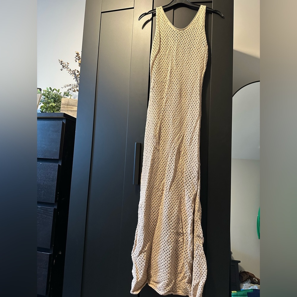 Le Lis Crochet Knit Dress